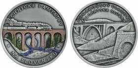 Strieborné medaile "Technické pamiatky na Slovensku" - 1