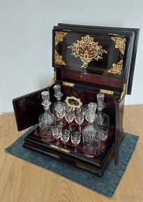 Likérnik Boulle, cave a liqueur, Vervelle, Napoleon III. - 1