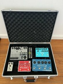 Predám gitarové efekty a pedalboard