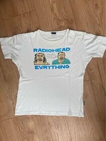 Tričko Radiohead - pánske L (ale skôr M) - oficiálny merch - 1