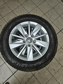 Hlinikove disky Volkswagen 15" + zimne pneu