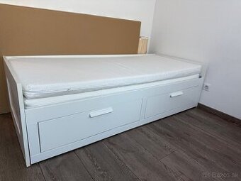 IKEA rozkladacia posteľ so zásuvkami BRIMNES