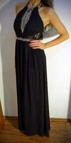 Damske spoločenské šaty, dlhé 39, čierne