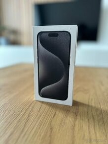 iPhone 15 Pro 1 TB Black Titanium - nerozbalený, záruka