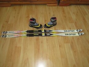 Predam bezkovy set,SALOMON,141 cm,SNS,c.34,bez supin