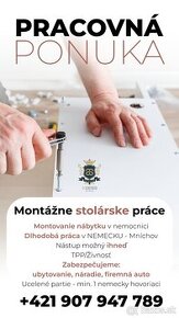 Montážne stolárske práce - NEMECKO