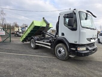 NOSIČ KONTEJNERŮ RENAULT MIDLUM 220.13 4X2, EURO 5,MANUÁL