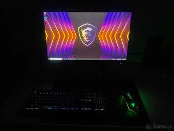 Herný PC + MSI monitor,klávesnica,myš