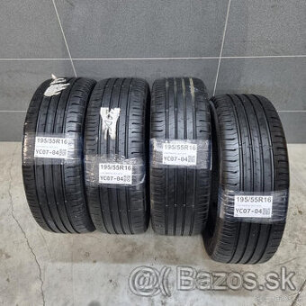 Letné pneumatiky 195/55 R16 CONTINENTAL DOT4019