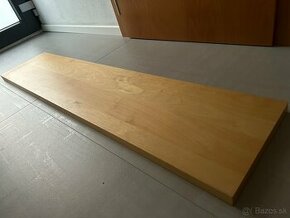 IKEA 3ks brezovych polic 119,5cmx25cmx2,5cm za 10€