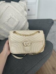 gucci béžová crossbody kabelka - 1