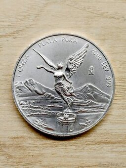 Mexiko Libertad 2000, striebro 1 oz 999/1000