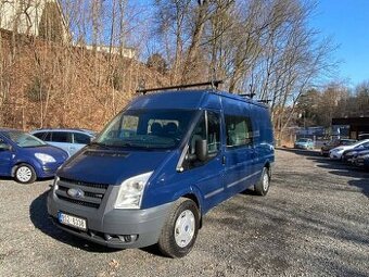 Ford Transit 350L 2.4TDCI 85kW 6-míst tažné DPH 1.maj ČR