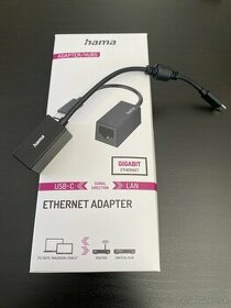 HAMA 200322 USB-C Ethernet redukcia hub - 1