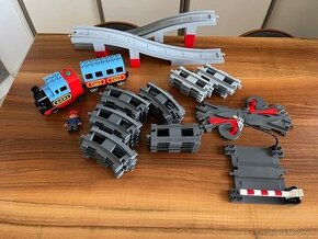 Lego duplo vlacik plus extra kolajnice plus most