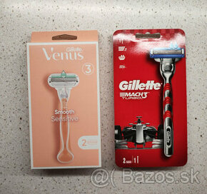 Gillette Mach 3 Turbo a Gillette Venus - cena za obidva