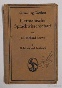 Sammlung Göschen, Germanische Sprachwissenschaft 1918