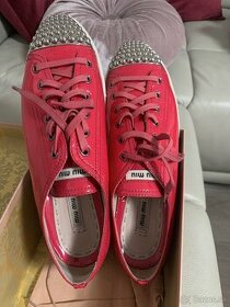 Miu Miu fuxia sneakers 41 top