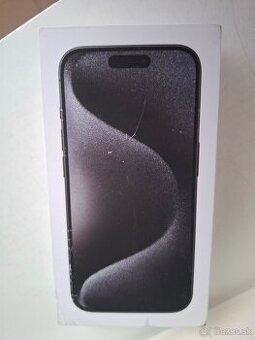 Predám iPhone 15 Pro 256GB čierné