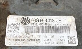 Passat b6 2.0 Tdi 103kw 16v BKP 03G906018CE