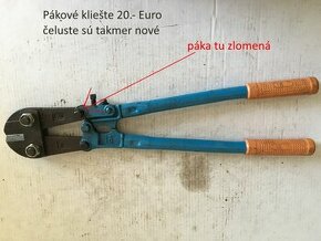 Pákové kliešte na roxor alebo sieťovinu - 1