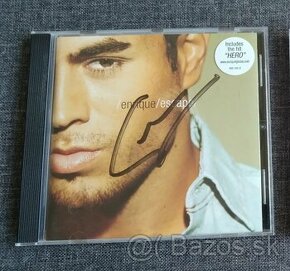 CD originál Enrique Iglesias s originál podpisom