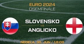 EURO 2024 Anglicko - Slovensko - vstupenky