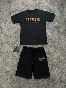 Trapstar Chenille Decoded Summer Set - Black/Orange - 1