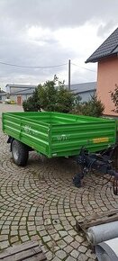 3-stranný sklopný náves za traktor/ malotraktor