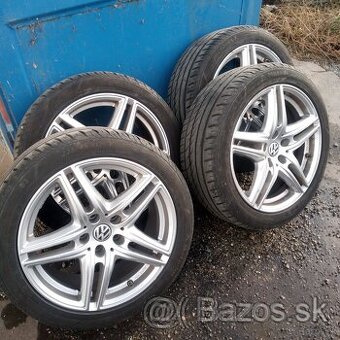 Letná sada 17" 112x5  alu disky Zn.Borbet 225/45 R17