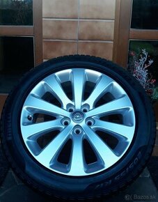 alu R17 5x105, orig. Opel Astra J, zimné pneu 205/55