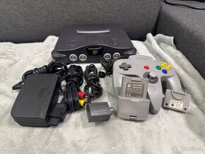 Nintendo n64 + 5 hier ( super mario , …..)