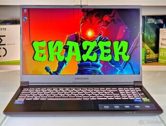 Herný notebook ERAZER | 144Hz | i5-12500H | RTX 3050Ti | 16G