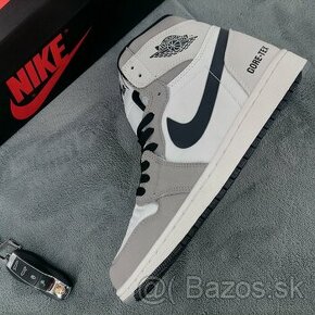 Nike Air Jordan 1 high šedo-biele