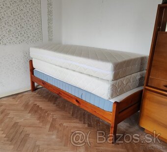 Matrac 90x200, posteľ drevo masív