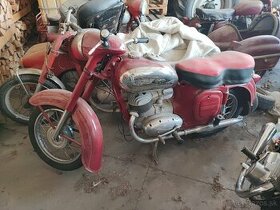 Jawa 250 po kompletnej go top stav