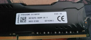 Operačná pamäť Kingston HyperX FURY 16GB (2x8GB) 2666MHz DDR - 1