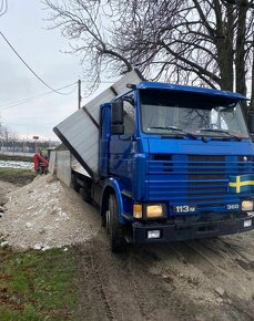 Scania R113 sklapac s hydraulickou rukou predám