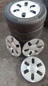 UP 165/70r14T disky + pneu + puklice - 1