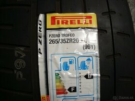 265/35ZR 20,Pirelli Pzero letné 2kusy. - 1