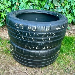 275/40r20 letné DUNLOP 106W; RNF