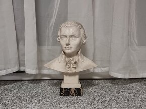 Mozart Busta / Signované Amilcare Santini / Art Deco 1950