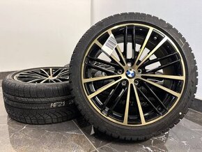 orig r19 BMW 5er G30 G31 635 Night Gold 6894839