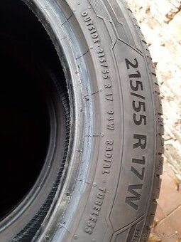 Pneumatiky letné 215/55 R17 W