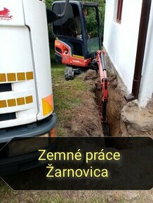 Zemné výkopové práce-Žarnovica a okolie