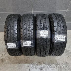 Dodávkové zimné pneu 195/75 R16C GOODYEAR DOT0222