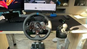 Logitech G923+Löogitech Shifter+Playseat Stolička