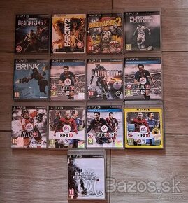 Orginal Hry na Playstation 3 (13ks) perfektný stav