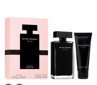 NARCISO RODRIGUEZ FOR HER,  toaletná voda 100 ml + telové ml