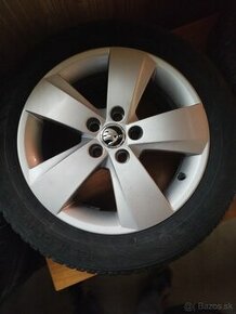 Predám hliníkové disky Fabia 3 5x100 r15 - 1